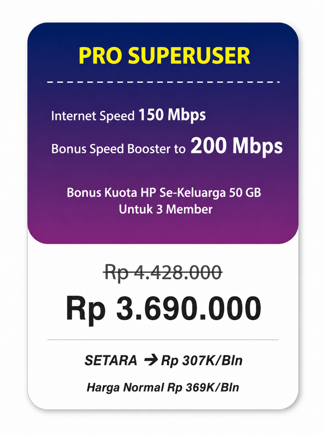 Promo paket internet XL SATU 3