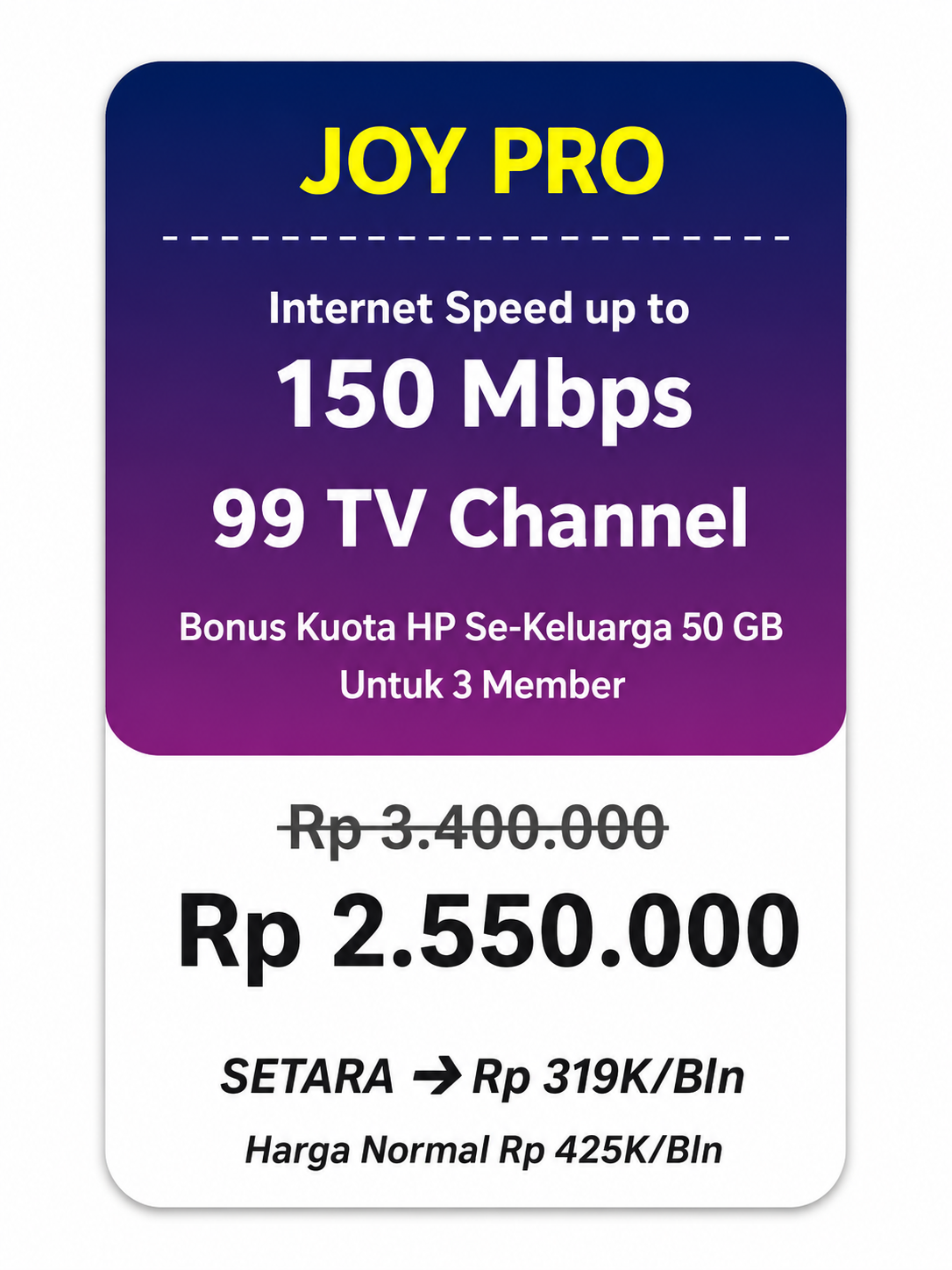 Promo paket internet XL SATU 6